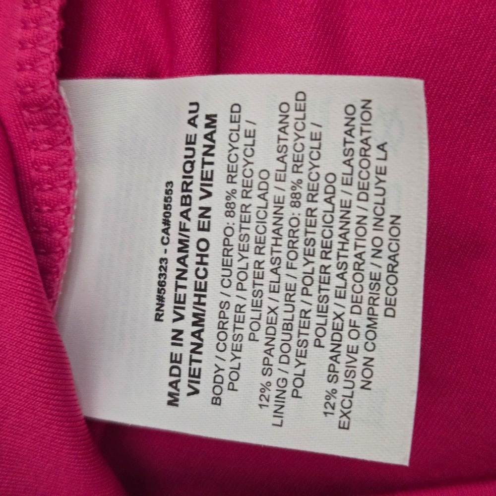 Nike Dri-FIT Stay Cool Tank Top Womens Medium Pink NEW Racerback Split V-Neck - Picture 10 of 11